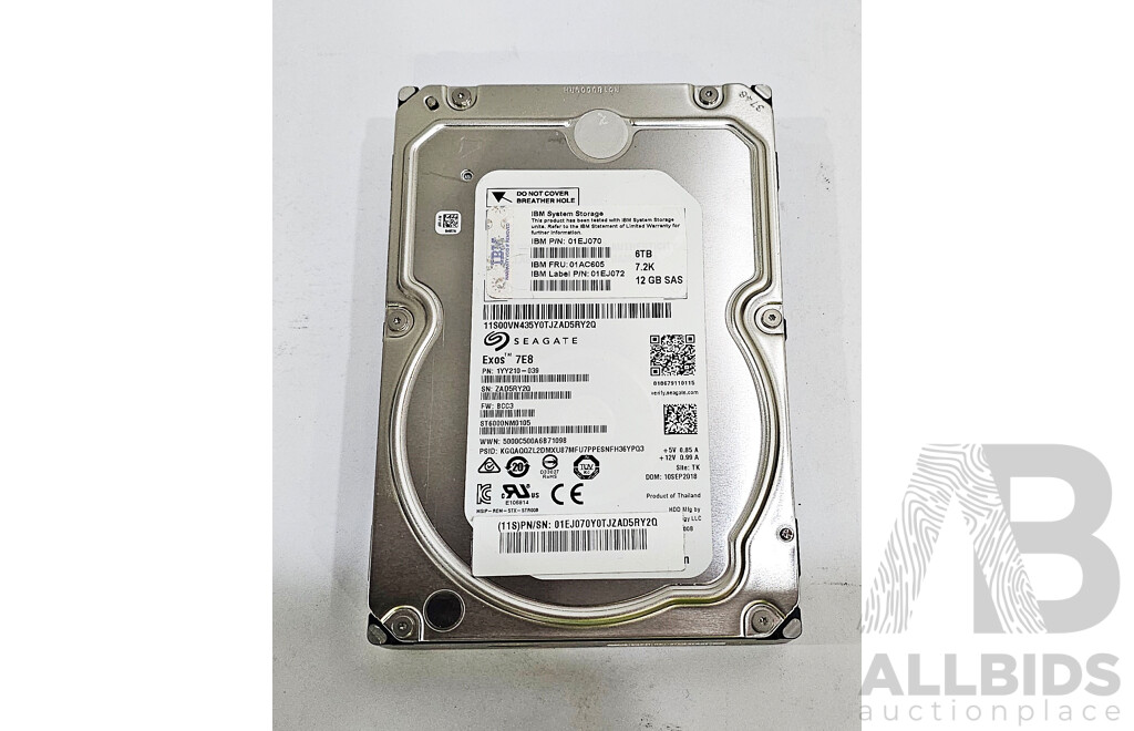 Seagate (Exos) 6TB SAS 12Gbps 3.5-Inch Hard Drive