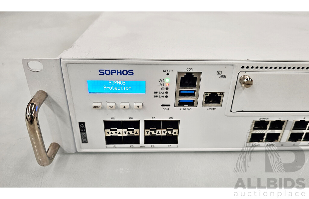 Sophos XGS 5500 Network Security/Firewall Appliance
