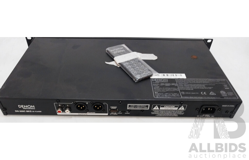 Denon DN-300C MKII CD Player with Tempo Control