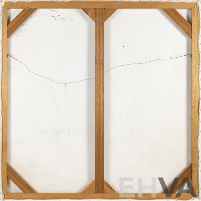 After Roy Lichtenstein, (20th Century, American, 1923-1997), M-Maybe, Reproduction Colour Offset Print on Canvas After 1965 Original, 100 x 100 cm