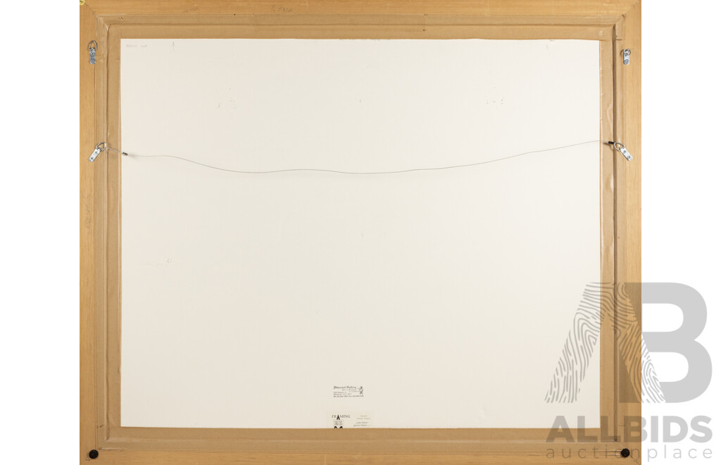 Jan Vincent (20th Century, Australian, 1935-), I Love a Sunburnt Country (By the Water), Original Watercolour, 90 X 109 Cm (Frame)