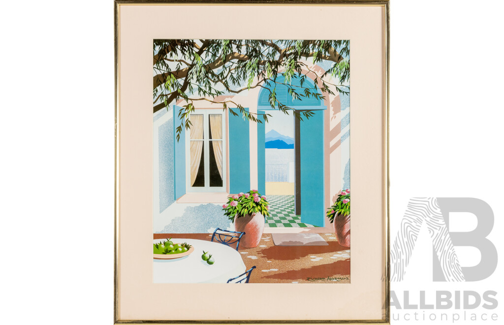 Richard Akerman (20th Century, British, 1942-2005), Fruits De Provence I & II, Original Vintage Colour Print, 66H x 56W cm (frames) (2)