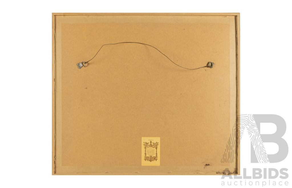 Artist Unknown (20th Century, Japanese), Gilded Blossoms, Original Vintage Gouache on Silk Panel, 67H x 77W cm (frame)