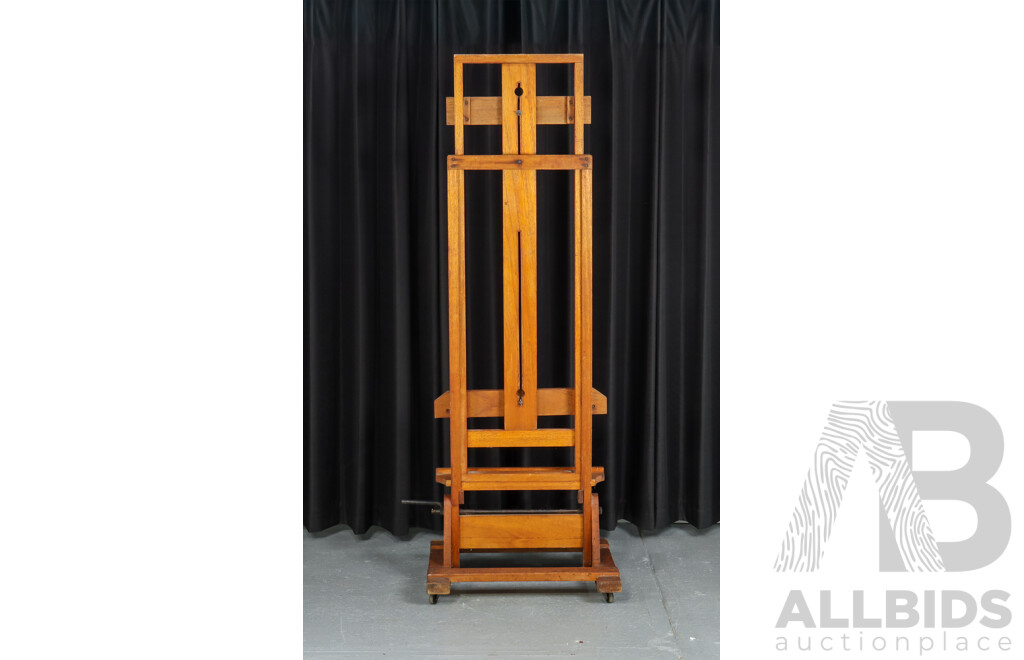 Large Heavy Duty Wooden Studio Easel