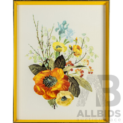 Artist Unknown (20th Century), Magnificence, Original Vintage Colour Reproduction Print, 73H x 58W cm (frame)