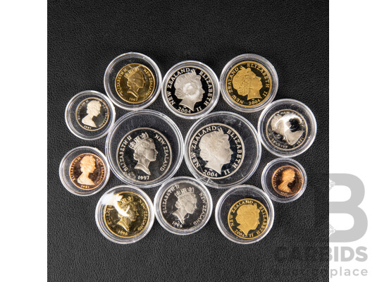 Collection of New Zealand Proof Coins