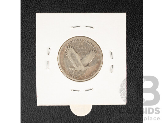 USA 1928 Silver Standing Liberty Quarter .900