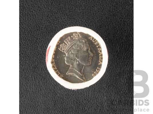 Australian RAM 1988 UNC Fifty Cent Coin Roll, Bicentennial