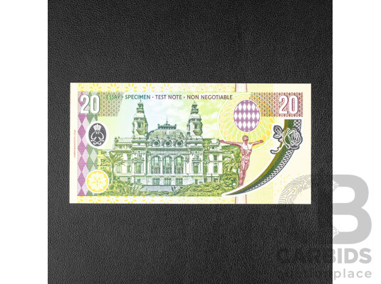 Monaco 2018 Fantasy Twenty Francs Banknote