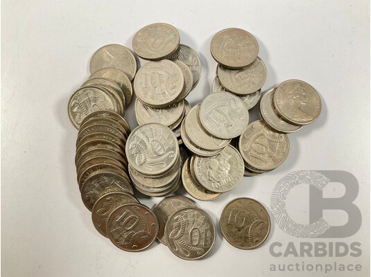 Collection of Australian and International Coins Including USA, Thailand, United Kingdom, New Zealand and More - Approximately 750 Grams