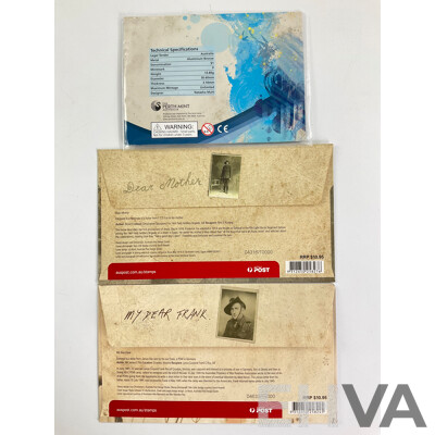 Australian Perth Mint 2013 One Dollar, Surfing - Rip It! 2012 We Will Remember Them and Dear Mother PNCs