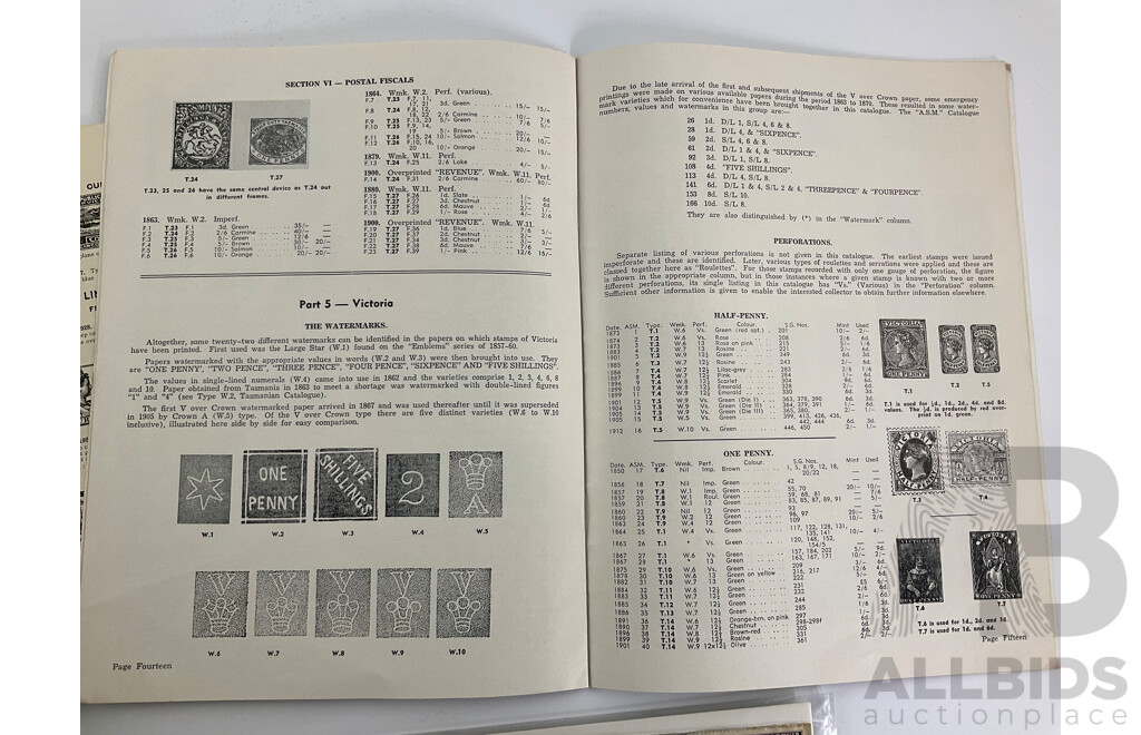 Stanley Gibbons 1931 Air Stamp Catalogue, Aero Philately, Australian Stamp Monthly Catalogue of Australian Stamp, Mint 1953 and 1960 Stamps, Southern Rhodesia 1940 Golden Jubilee First Day Cover