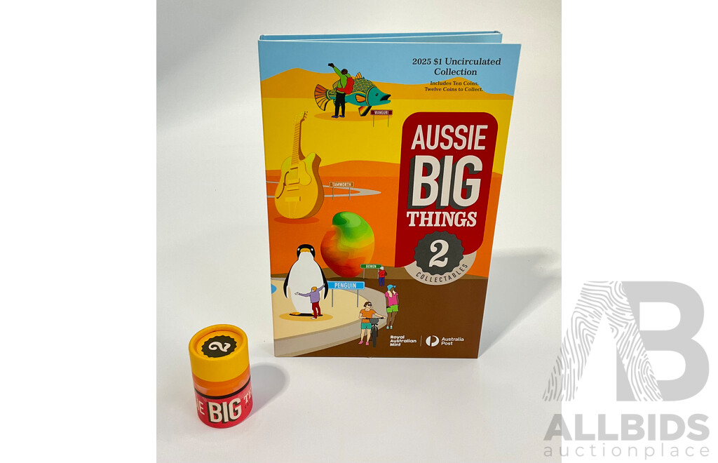 Australian RAM 2025 Twelve UNC One Dollar Coin Set - Aussie Big Things 2