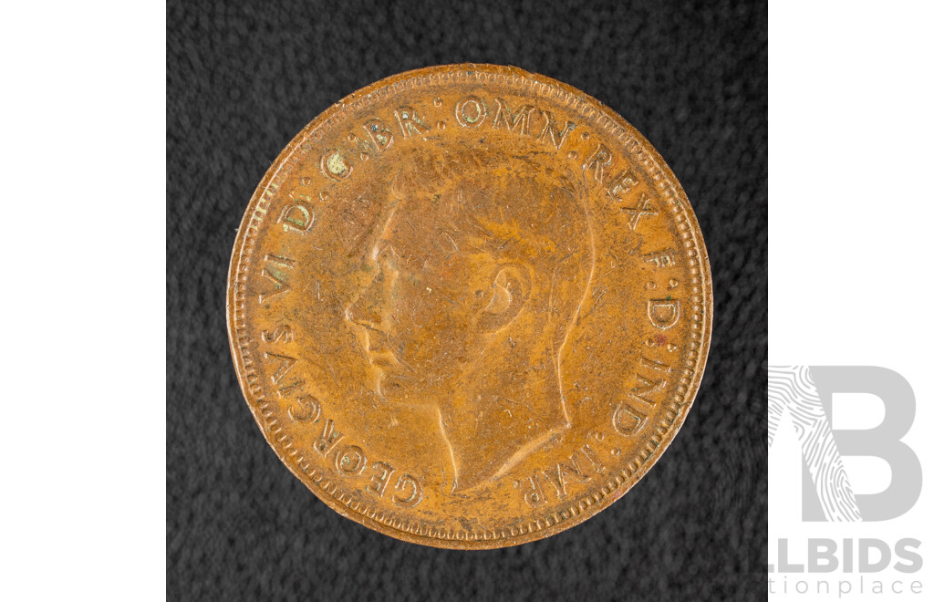 Australian 1946 KGVI Penny