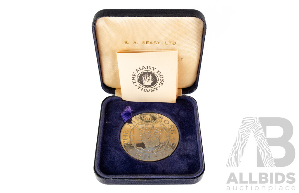 Two United Kingdom Mary Rose 1511-1545 Commemorative Medallions