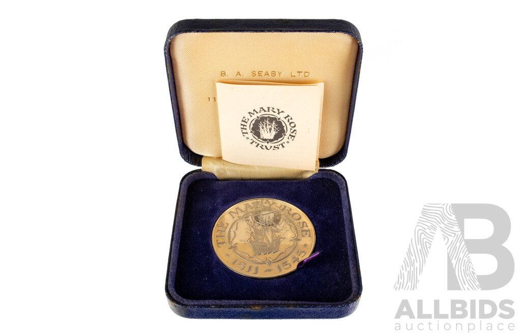 Two United Kingdom Mary Rose 1511-1545 Commemorative Medallions