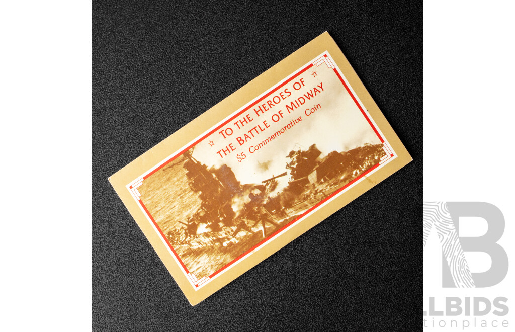 USA 1992 Five Dollar Coin, Battle of Midway