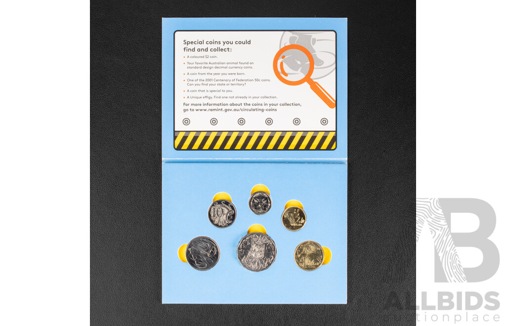 Three Australian RAM Treasures in Your Change Six Coin Sets