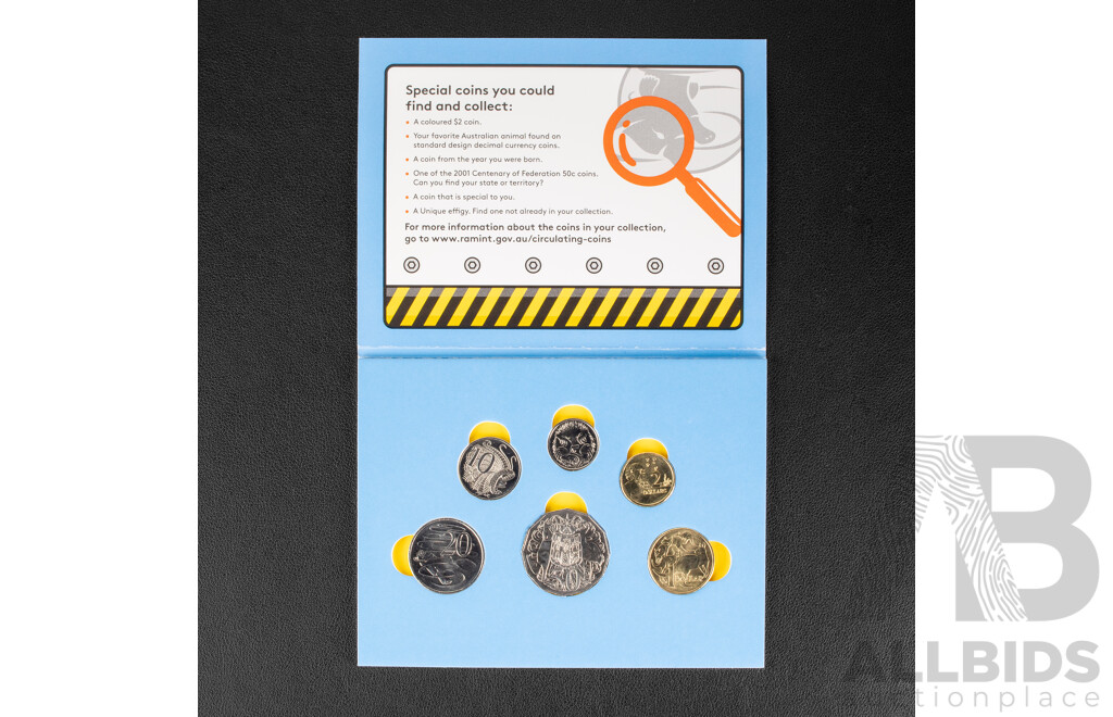 Three Australian RAM Treasures in Your Change Six Coin Sets