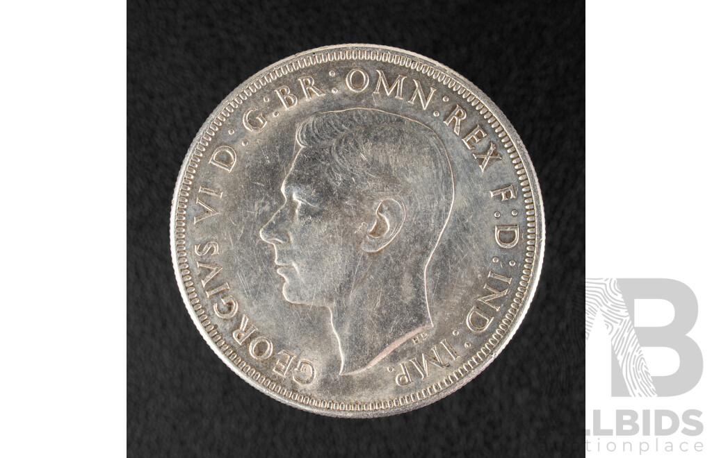 Australian 1937 KGVI Silver Crown .925