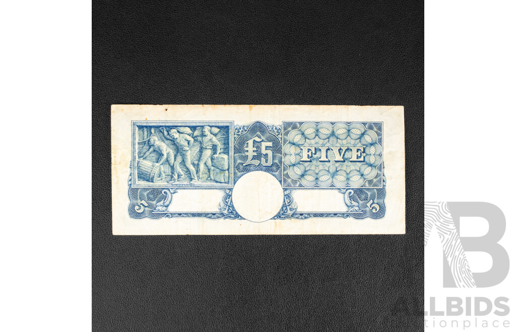 Australian 1941 Five Pound Note, Armitage/McFarlane R46