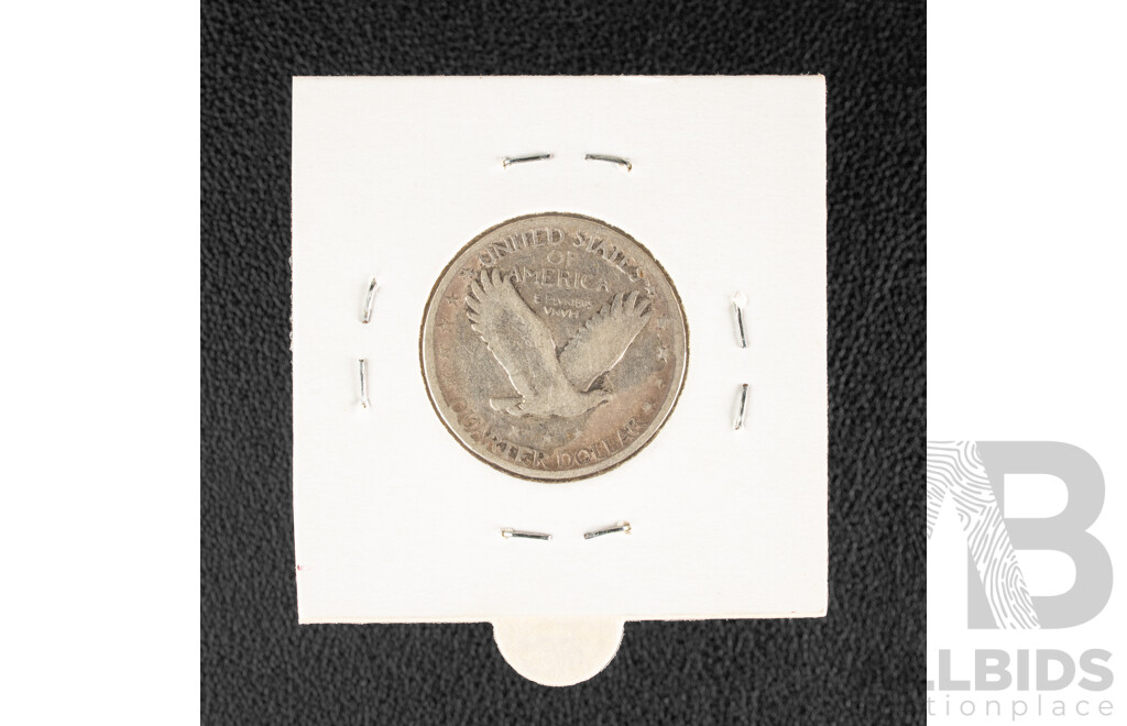 USA 1928 Silver Standing Liberty Quarter .900