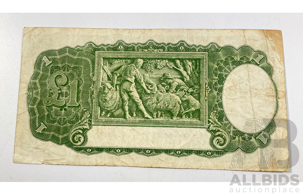Australian 1949 Twenty Dollar Note, Coombs/Watt R31, W41 967961