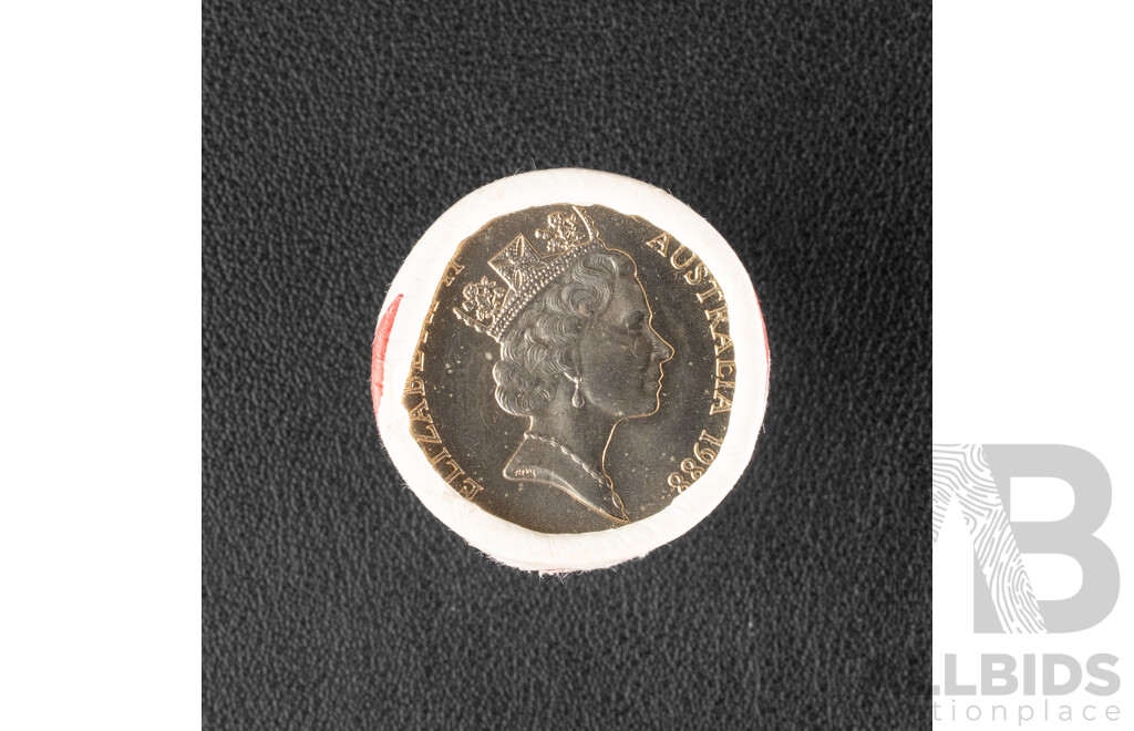 Australian RAM 1988 UNC Fifty Cent Coin Roll, Bicentennial