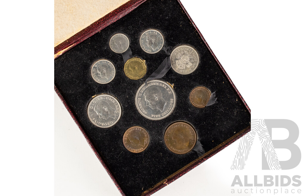Festival of Britain 1951 Ten UNC Coin Set