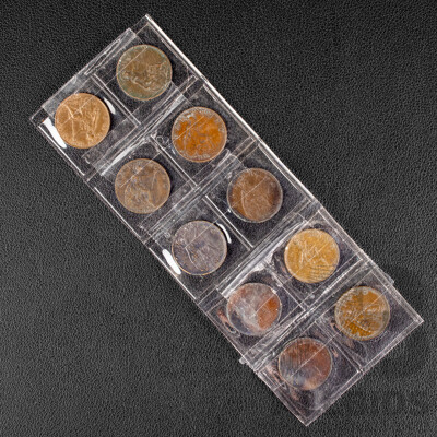Ten Great Britain Farthings Including 1911, 1916, 1917, 1926, 1928(2) 1929, 1932, 1933, 1935