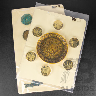 Collection of Vintage Chinese Coins and Pendants