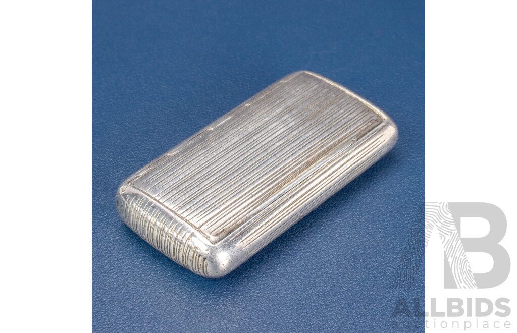 Antique Silver Snuff Box, George Ewings, London, 1806