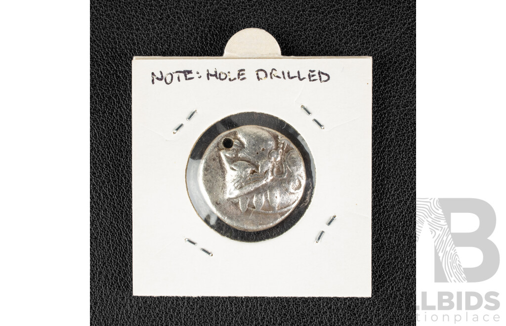 Greece 449 - 413 BC Silver Tetradrach, Owl Reverse