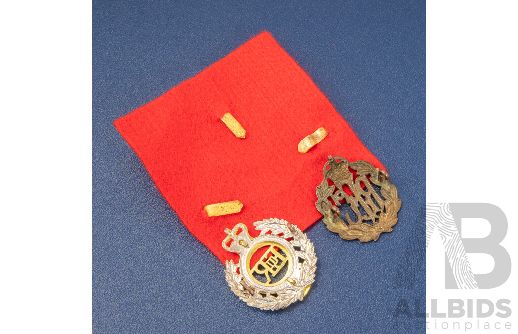Three Great Britain Military Badges Including Royal Engineers, WW1 RFC, Household Cavalry
