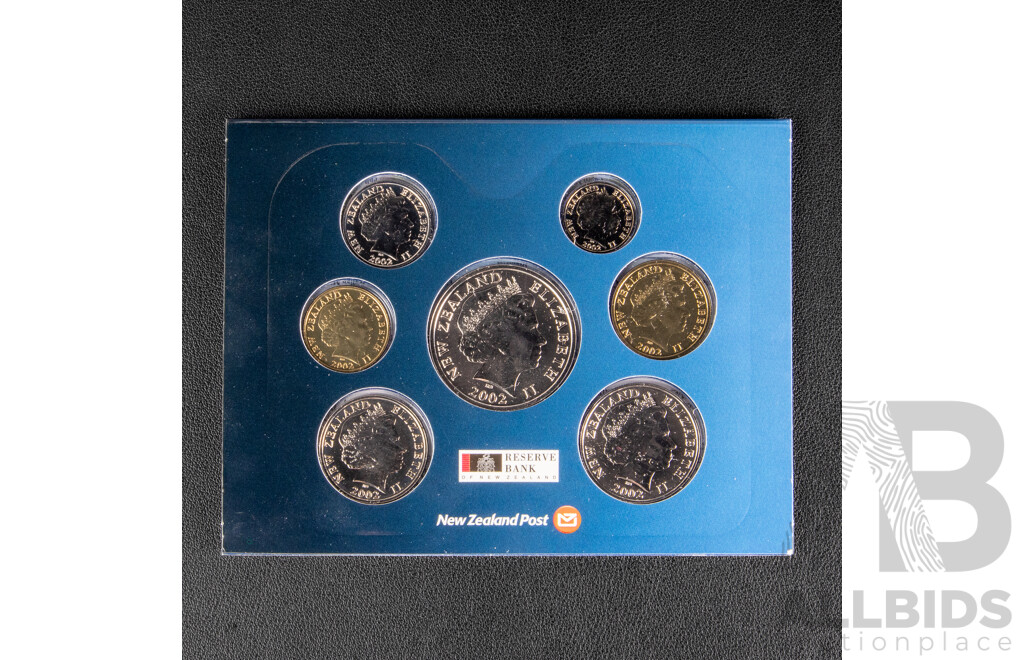 New Zealand 1968 Proof Coin Set, 1991 and 2002 UNC Coin Sets, Samoa 1967/1974 UNC Coin Sets