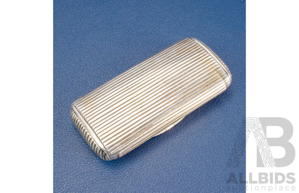 Antique Silver Snuff Box, London, 1789