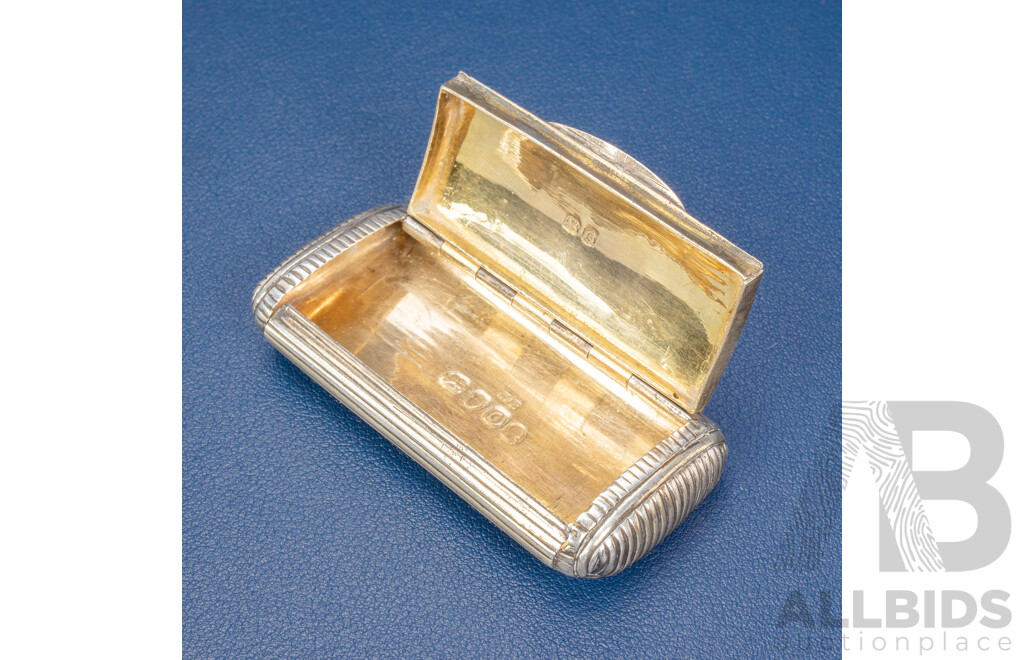 Antique Silver Snuff Box, London, 1789