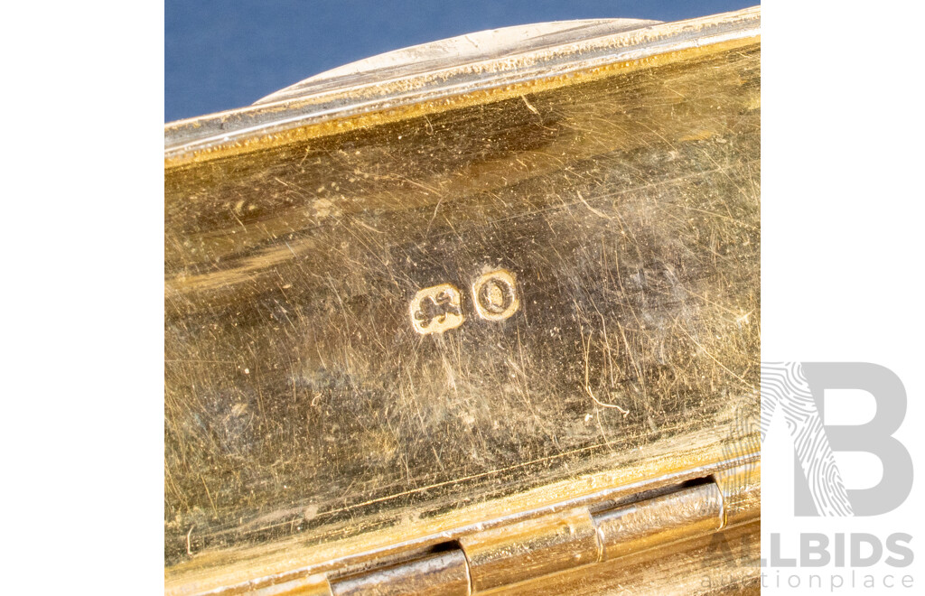 Antique Silver Snuff Box, London, 1789