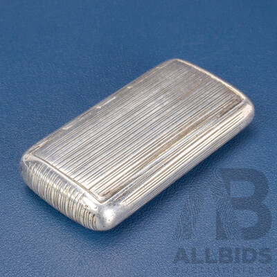 Antique Silver Snuff Box, George Ewings, London, 1806