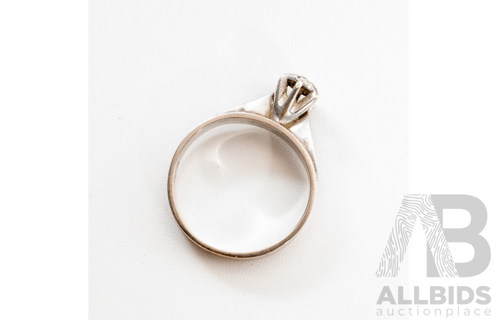 18ct Vintage Diamond Ring, TDW0.03ct, Size K, 2.92 Grams