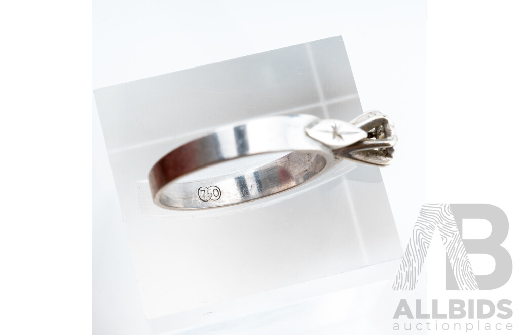 18ct Vintage Diamond Ring, TDW0.03ct, Size K, 2.92 Grams