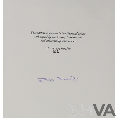 Limited Edition 462 of 2000, Signed by Sir George Martin, 'Playback: An Illustrated Memoir', George Martin, Genesis Publications, 2002, Hard Cover in Solander Case