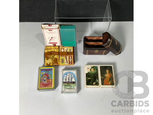 Collection of Seven Playing Cards and Card Games