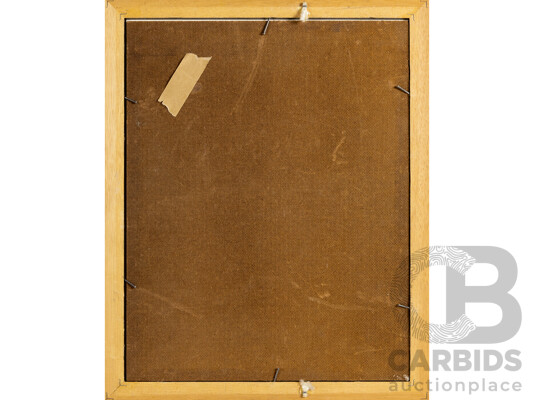 Pro Hart (20th Century, Australian, 1928-2006), Grasshopper, Hand Coloured Etching, 40H x 33W cm (frame)