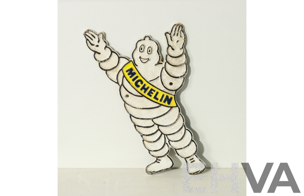 Cast Iron Michelin Man Sign