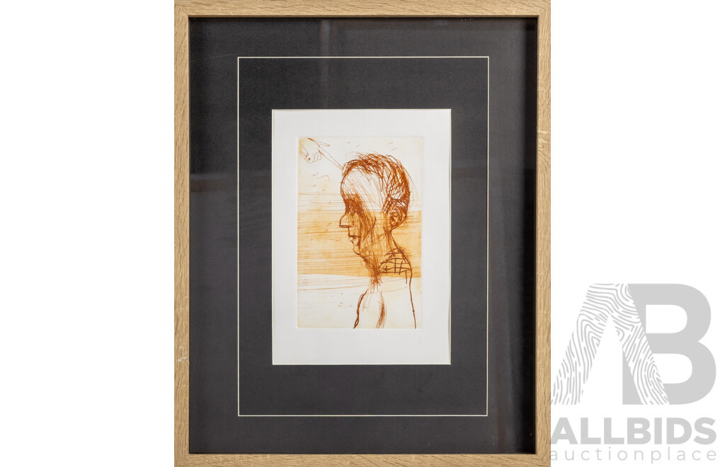 John Olsen, (20th Century, Australian, 1928-2023), The Stroke, Unsigned Etching, 53 x 43 cm (frame)