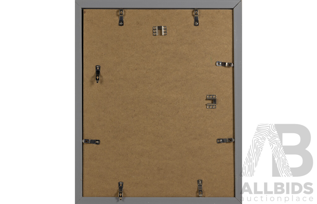 Pro Hart (20th Century, Australian, 1928-2006), the Bic Man, Editioned Etching, 55 X 45 Cm (Frame)