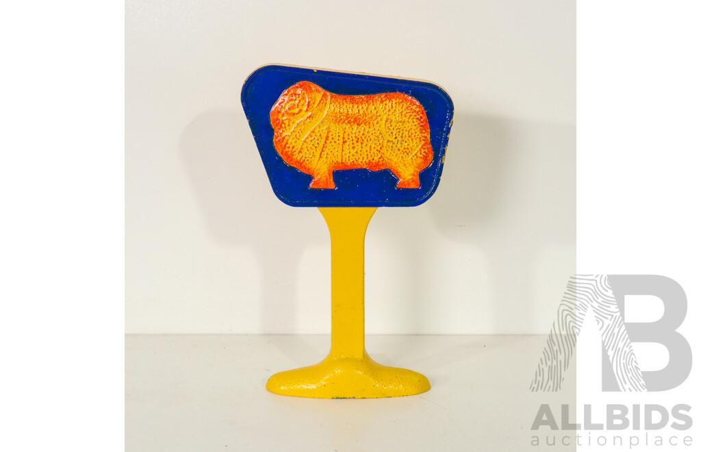 Cast Iron Golden Fleece Doorstop