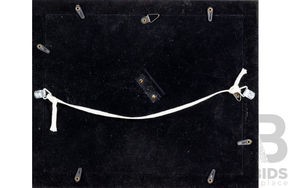 Pro Hart (20th Century, Australian, 1928-2006), Ant Study, Coloured Etching, 25 x 30 cm (frame)