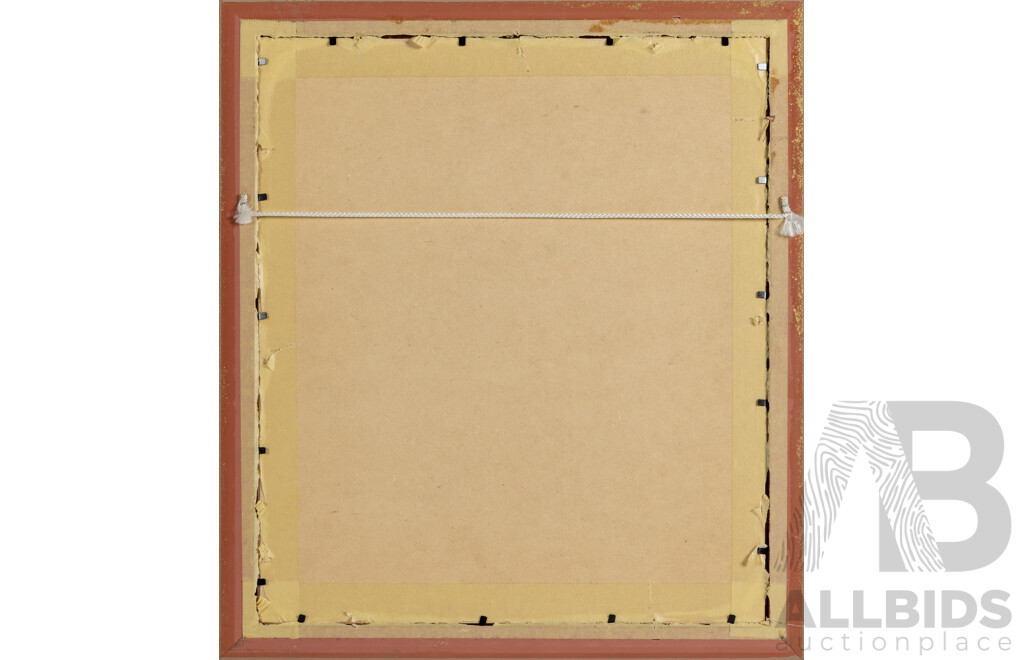 Pro Hart (20th Century, Australian, 1928-2006), The Old Mine, Coloured Etching, 43 X 38 Cm (frame)